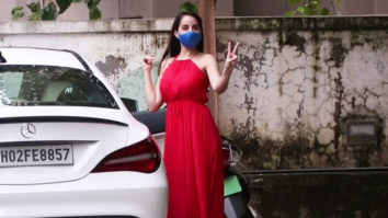 Nora Fatehi spotted in Bandra