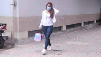 Pranutan Bahl spotted at dubbing studio in Andheri