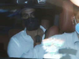 Ranbir Kapoor snapped at a dubbing studio in Khar