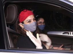 Raveena Tandon snapped with her daughter in Bandra