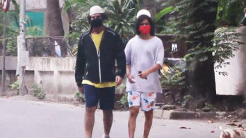 Sikandar Kher and Harshvardhan Kapoor spotted in Juhu