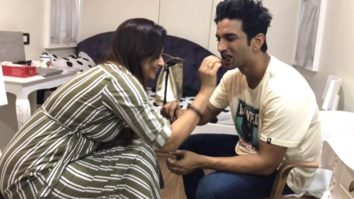 Sushant Singh Rajput celebrated Rakshabandhan with Mukesh Chhabra’s sister on Dil Bechara sets, photos go viral