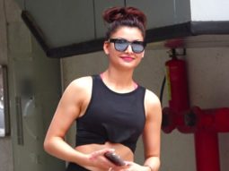 Urvashi Rautela spotted at T-Series office in Andheri