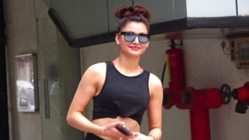 Urvashi Rautela spotted at T-Series office in Andheri