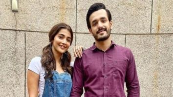 Pooja Hegde and Akhil Akkineni are the only two not social distancing on the sets of the romantic-comedy Most Eligible Bachelor