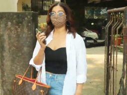 Bhumi Pednekar spotted post salon session at Kromakay Juhu