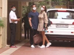 Bipasha Basu with husband Karan Singh Grover spotted at Bandra