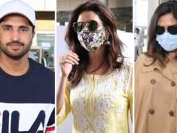 Jassi Gill, Karishma Tanna and Richa Chadda spotted at the airport