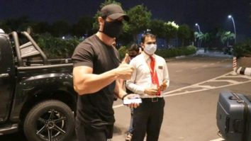 John Abraham spotted at Mumbai Airport