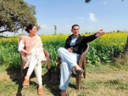 Kareena Kapoor Khan shares a candid moment with Aamir Khan as she wraps up Laal Singh Chaddha