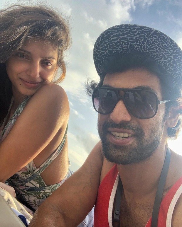 Newlyweds Rana Daggubati and Miheeka Bajaj spend a sunny day on the beach during their romantic getaway