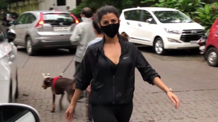 Nimrat Kaur snapped walking at Pali Hills Bandra