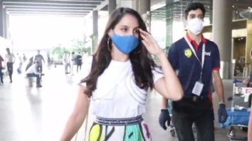 Nora Fatehi spotted at Airport