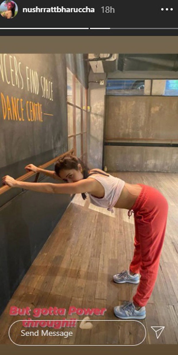 Nushrratt Bharuccha sustains injury on the first day of her shoot