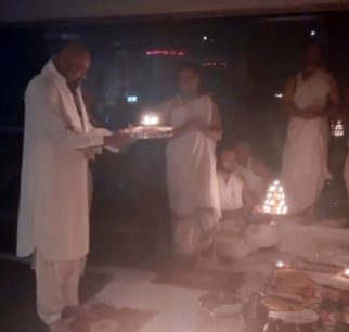 Sanjay Dutt performs puja on Dussehra, Maanayata Dutt pens a heartfelt post after his recovery