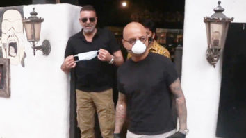Sanjay Dutt spotted at Hakim Alim Salon Bandra