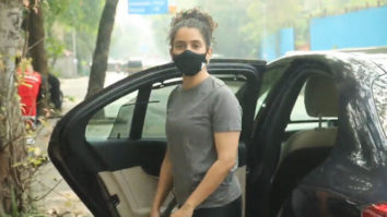 Sanya Malhotra spotted at Juhu