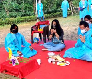 On The Sets From The Movie Sherni