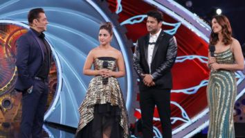 Sidharth Shukla looks suave in a tux while Hina Khan and Gauahar Khan bedazzle in gowns at the Bigg Boss 14 Grand Premiere