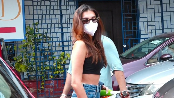 Tara Sutaria spotted at the Audio guys Pvt Ltd Andheri
