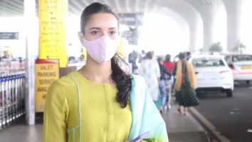 Tripti Dimri spotted at airport