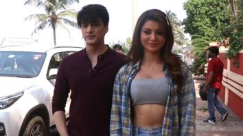 Urvashi Rautela and Mohsin Khan spotted on location in Bandra