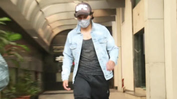 Varun Dhawan spotted at gym in Bandra