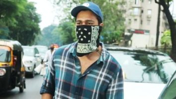 Vicky Kaushal spotted at Hakim Aalim Hair studio Versova