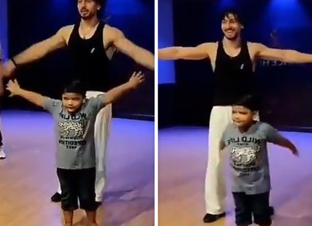 WATCH: Tiger Shroff teaches a little child the hook step of his song; kid ends up teaching him