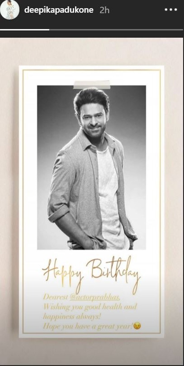 Deepika Padukone, Rakul Preet Singh, Rana Daggubati and others pour in birthday wishes for Prabhas