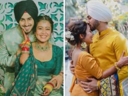 Check Out: Neha Kakkar and Rohanpreet Singh wear matching outfits for their Mehendi and Haldi ceremony 