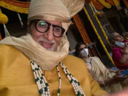 It’s family day for Amitabh Bachchan on sets as he shoots with Jaya Bachchan and Shweta Bachchan Nanda