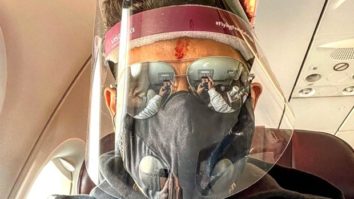 Abhishek Bachchan commences another schedule for Bob Biswas in Kolkata, shares flight picture wearing a face shield