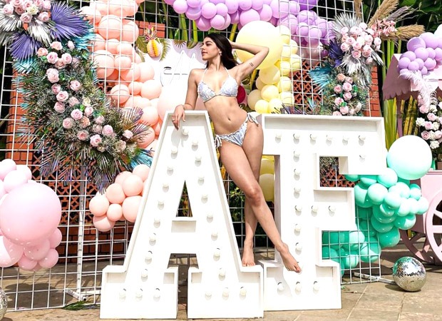 Alaya F sizzles in a bikini at her birthday getaway in Alibag