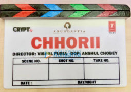 On the sets of the movie Chhorii