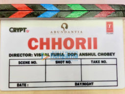 On the sets of the movie Chhorii