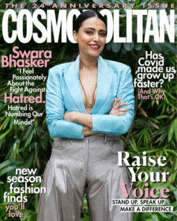 Swara Bhaskar On The Covers Of Cosmopolitan