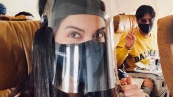 Diana Penty and Sidharth Malhotra wear face shields and show what it’s like flying in COVID-19 times
