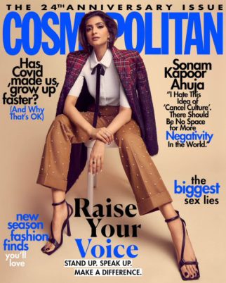 Sonam Kapoor Ahuja On The Covers Of Cosmopolitan
