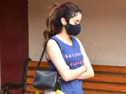 Janhvi Kapoor spotted at Pilates Bandra