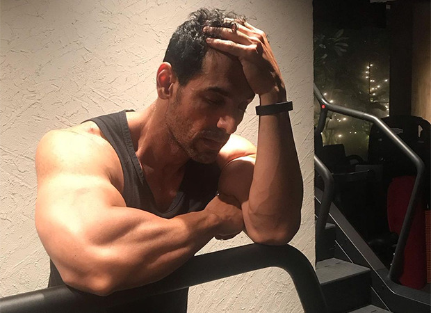 John Abraham flaunts his biceps after gruelling workout session, says he is smiling inside