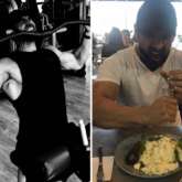 John Abraham is on beast mode in the gym; begins his day by crushing eggs