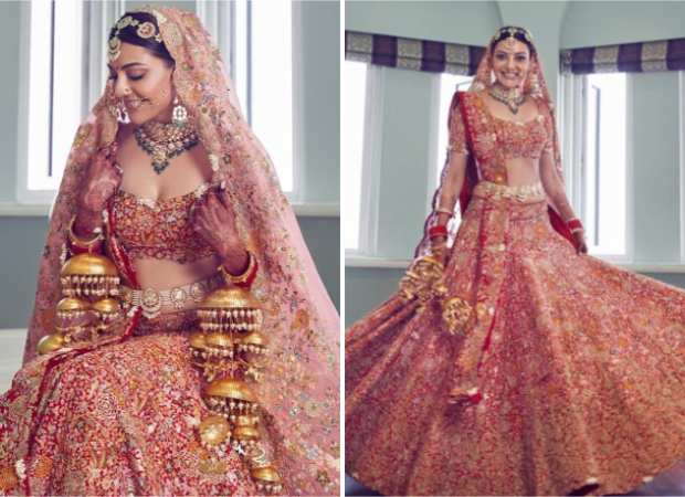 Kajal Aggarwal is a regal bride in a radiant Anamika Khanna lehenga that took almost a month to create 