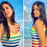 Katrina Kaif is a sight to behold in a rainbow swimsuit in Maldives