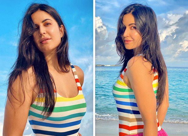 Katrina Kaif is a sight to behold in a rainbow swimsuit in Maldives