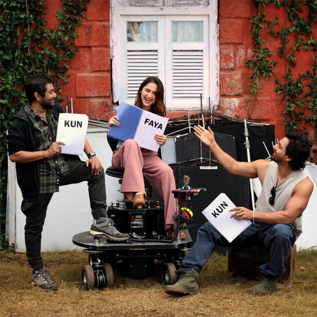 Kun Faya Kun: Harshvardhan Rane, Sanjeeda Shaikh & Kushan Nandy paint a happy picture on the sets of the film Kun Faya Kun: Harshvardhan Rane, Sanjeeda Shaikh & Kushan Nandy paint a happy picture on the sets of the film
