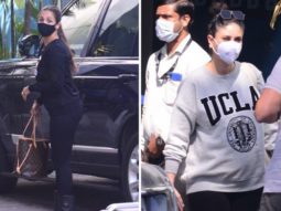 Malaika Arora and Kareena Kapoor Khan spotted at private terminal