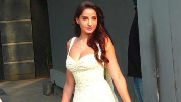 Nora Fatehi and Lara Dutta spotted at Pooja Films Juhu