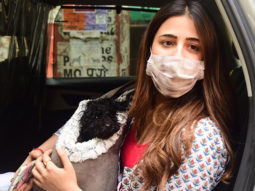 Nupur Sanon spotted at Pet Clinic Bandra