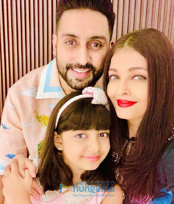 photos aishwarya rai bachchan snapped with abhishek bachchan on aaradhya bachchans 9th birthday 1